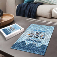 Chillin With My Gnomies Puzzle Merry Christmas - Wonder Print Shop