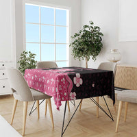 Breast Cancer Christmas Tablecloth Merry Pinkmas - Wonder Print Shop