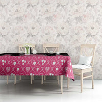 Breast Cancer Christmas Tablecloth Merry Pinkmas - Wonder Print Shop