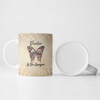 Butterfly Christmas Ceramic Mug Freedom Is For Everyone - Wonder Print Shop