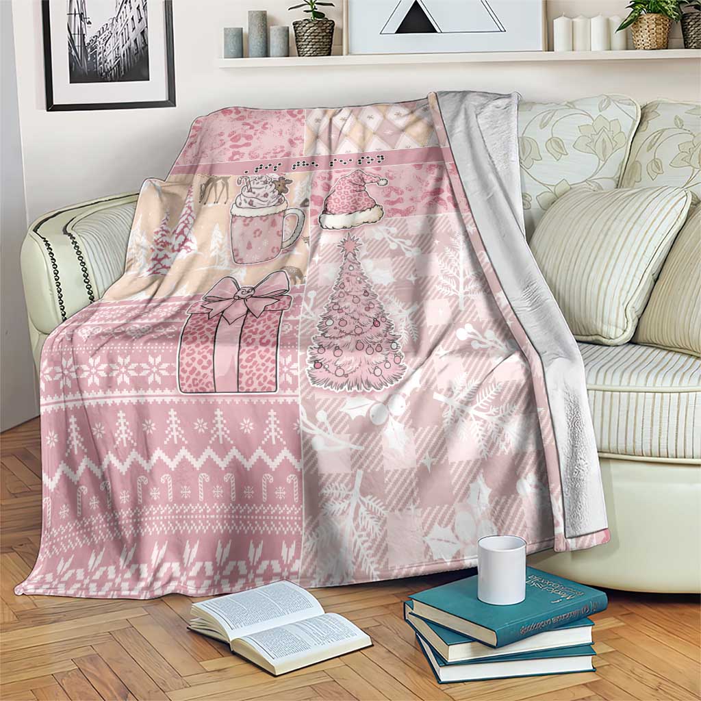 Braille Christmas Blanket Tis The Season Patchwork Style - Wonder Print Shop