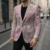 Braille Christmas Blazer Tis The Season Patchwork Style - Wonder Print Shop
