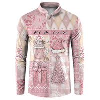 Braille Christmas Button Sweatshirt Tis The Season Patchwork Style - Wonder Print Shop