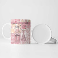 Braille Christmas Ceramic Mug Tis The Season Patchwork Style - Wonder Print Shop