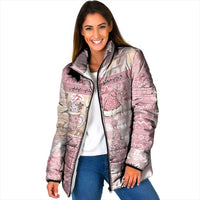 Braille Christmas Padded Jacket Tis The Season Patchwork Style - Wonder Print Shop