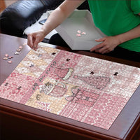 Braille Christmas Puzzle Tis The Season Patchwork Style - Wonder Print Shop