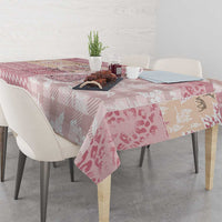 Braille Christmas Tablecloth Tis The Season Patchwork Style - Wonder Print Shop