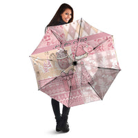 Braille Christmas Umbrella Tis The Season Patchwork Style - Wonder Print Shop