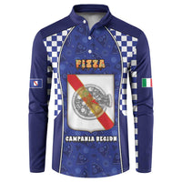 Personalized Italy Campania Button Sweatshirt Pizza Foodie Pride - Wonder Print Shop