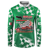 Custom Italy Emilia-Romagna Button Sweatshirt Italian Race Circuit - Wonder Print Shop