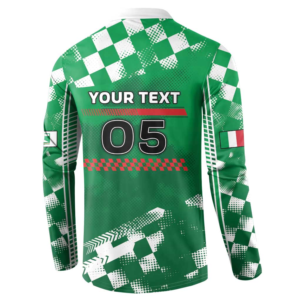 Custom Italy Emilia-Romagna Button Sweatshirt Italian Race Circuit - Wonder Print Shop
