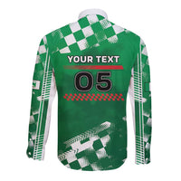 Custom Italy Emilia-Romagna Long Sleeve Button Shirt Italian Race Circuit - Wonder Print Shop