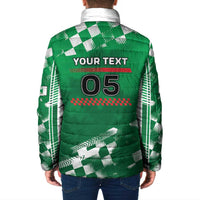 Custom Italy Emilia-Romagna Padded Jacket Italian Race Circuit - Wonder Print Shop