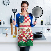 Italy Abruzzo Apron Specialty Flavors Retro Style