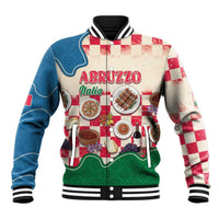 Italy Abruzzo Baseball Jacket Specialty Flavors Retro Style