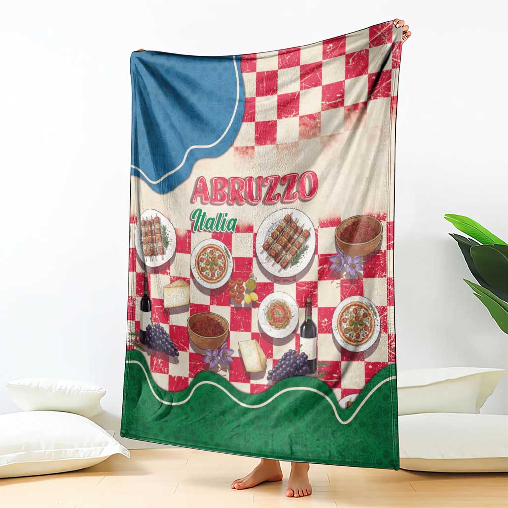 Italy Abruzzo Blanket Specialty Flavors Retro Style