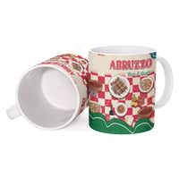 Italy Abruzzo Ceramic Mug Specialty Flavors Retro Style