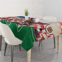 Italy Abruzzo Tablecloth Specialty Flavors Retro Style