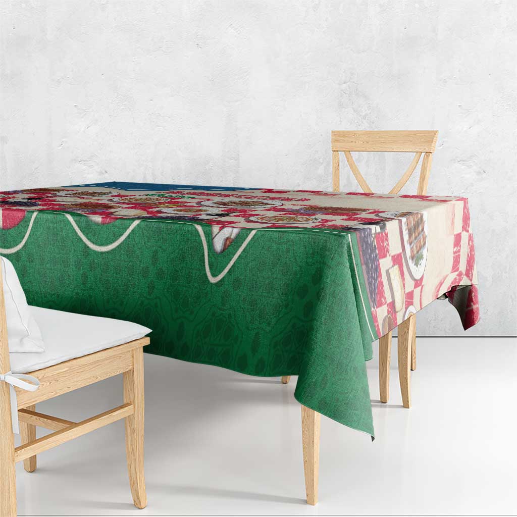 Italy Abruzzo Tablecloth Specialty Flavors Retro Style