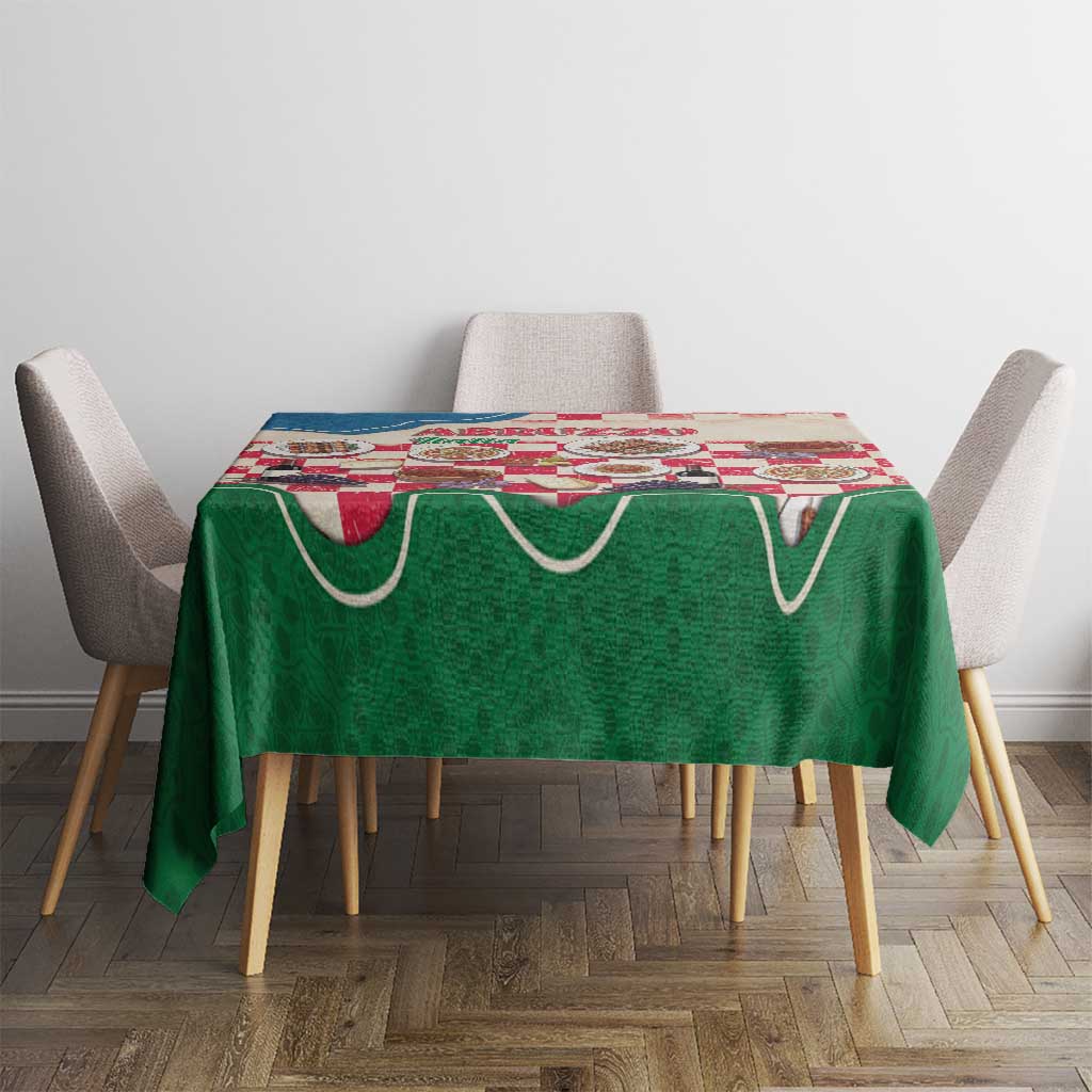Italy Abruzzo Tablecloth Specialty Flavors Retro Style