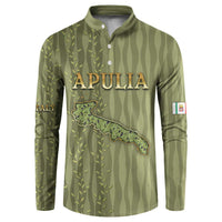 Personalized Italy Apulia Button Sweatshirt Olive Garden Classic Style