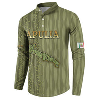 Personalized Italy Apulia Button Sweatshirt Olive Garden Classic Style