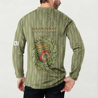 Personalized Italy Apulia Button Sweatshirt Olive Garden Classic Style