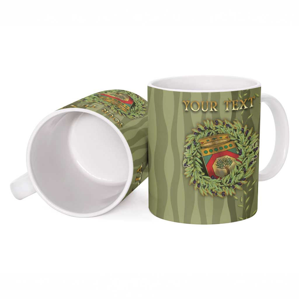 Personalized Italy Apulia Ceramic Mug Olive Garden Classic Style