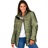 Personalized Italy Apulia Padded Jacket Olive Garden Classic Style