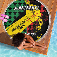 Juneteenth 1865 Beach Blanket Break Every Chain