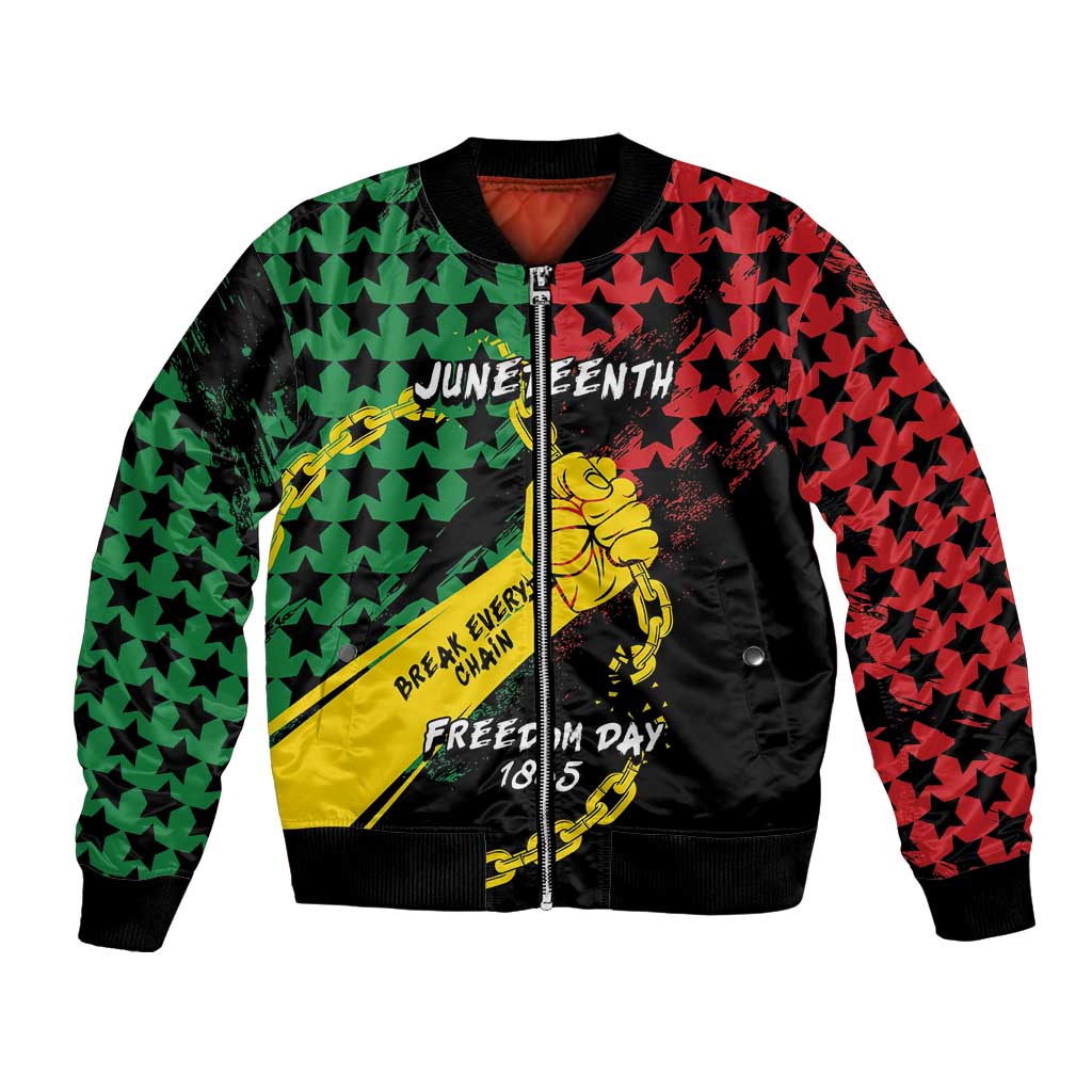Personalized Juneteenth 1865 Bomber Jacket Break Every Chain