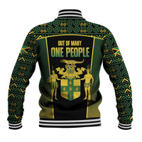 Jamaica Independence Day Baseball Jacket Crocodile Broken Chain Freedom