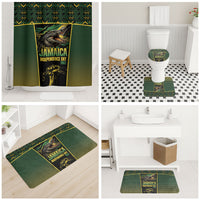 Jamaica Independence Day Bathroom Set Crocodile Broken Chain Freedom