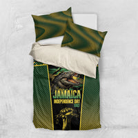 Jamaica Independence Day Bedding Set Crocodile Broken Chain Freedom