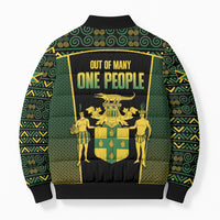 Jamaica Independence Day Bomber Puffer Jacket Crocodile Broken Chain Freedom