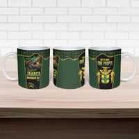 Jamaica Independence Day Ceramic Mug Crocodile Broken Chain Freedom