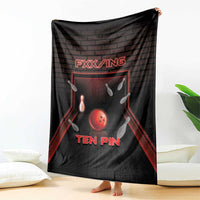 Bowling Blanket Ten Pin Neon Style - Wonder Print Shop