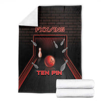 Bowling Blanket Ten Pin Neon Style - Wonder Print Shop