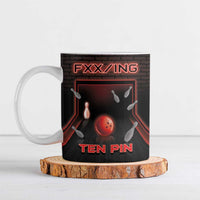 Bowling Ceramic Mug Ten Pin Neon Style - Wonder Print Shop