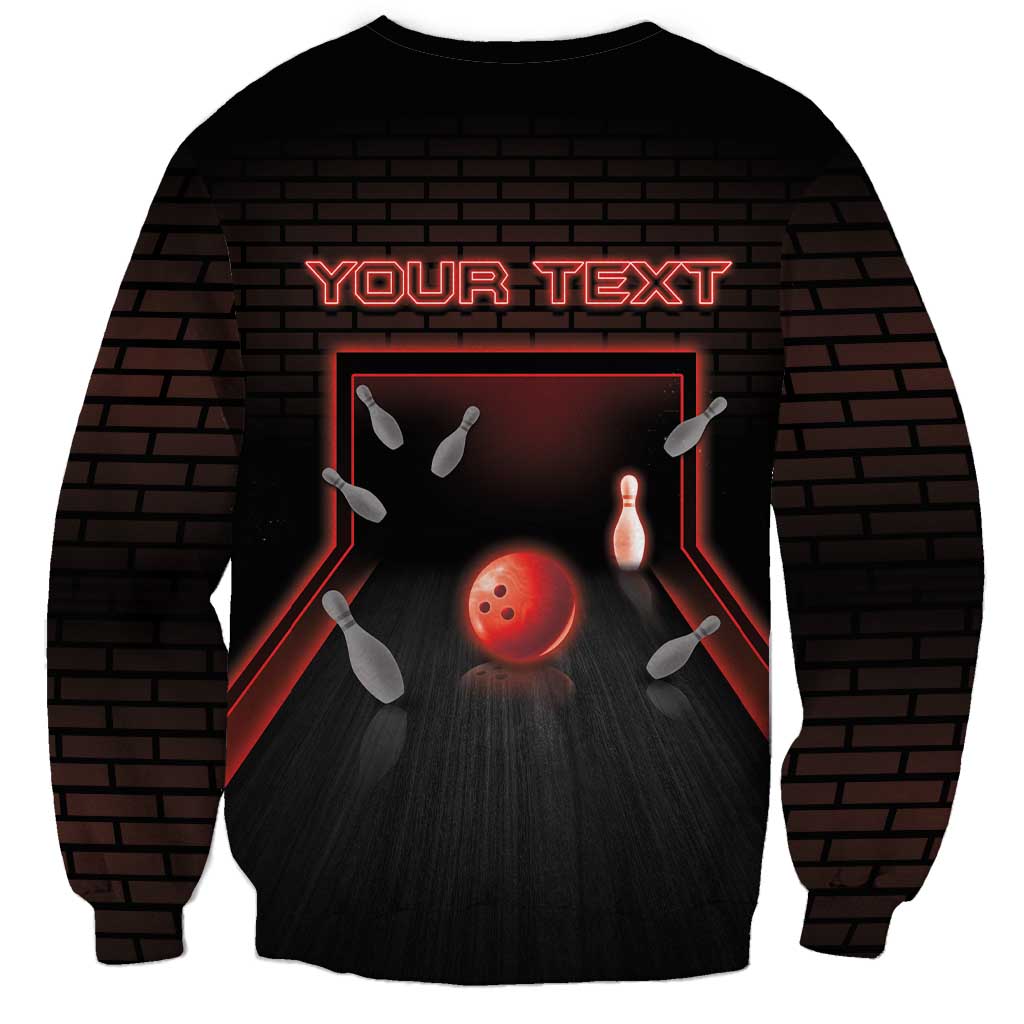 Personalized Bowling Sweatshirt Ten Pin Neon Style - Wonder Print Shop