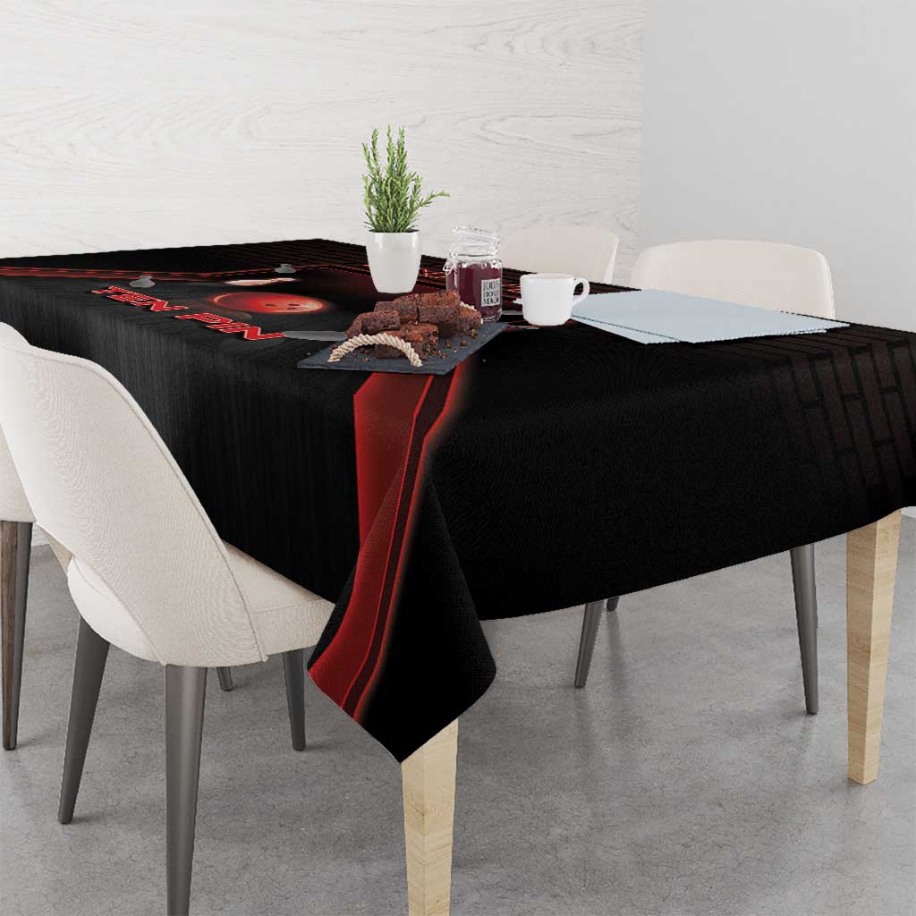 Bowling Tablecloth Ten Pin Neon Style - Wonder Print Shop
