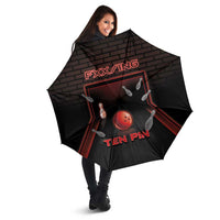 Bowling Umbrella Ten Pin Neon Style - Wonder Print Shop