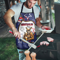 Australia Flag Day Apron Cool Kangaroo Beer Aussie Aussie Oi Oi