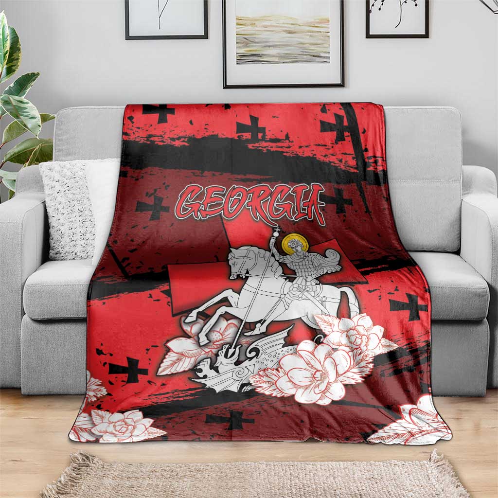 Georgia Blanket Patron Saint Symbol - Wonder Print Shop
