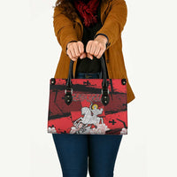 Georgia Leather Bag Patron Saint Symbol - Wonder Print Shop