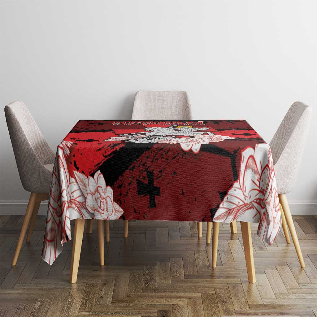 Georgia Tablecloth Patron Saint Symbol - Wonder Print Shop