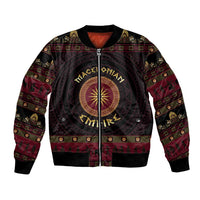Macedonian Empire Bomber Jacket Alexander The Great World Tour - Wonder Print Shop