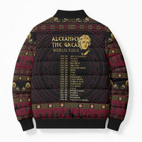Macedonian Empire Bomber Puffer Jacket Alexander The Great World Tour - Wonder Print Shop