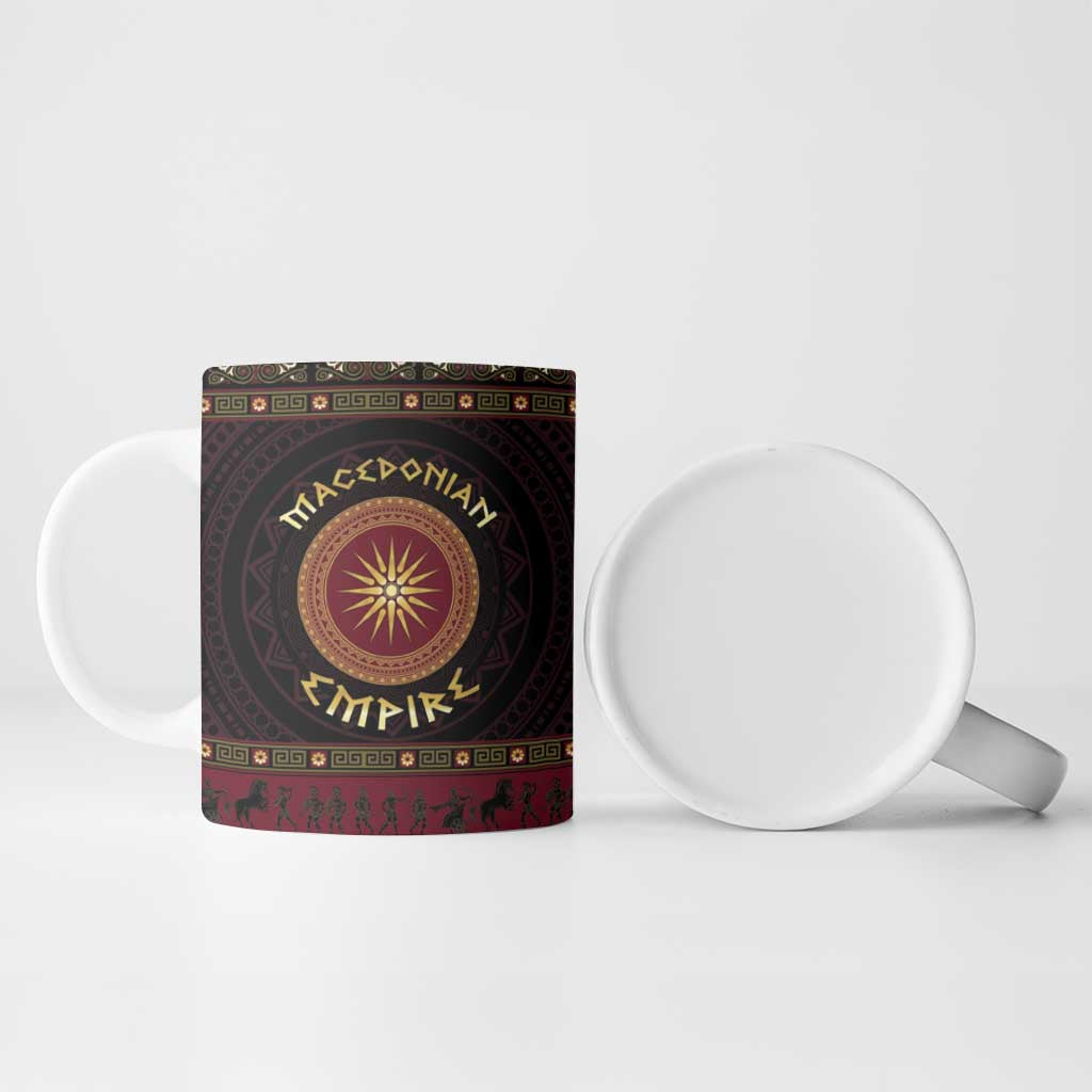 Macedonian Empire Ceramic Mug Alexander The Great World Tour - Wonder Print Shop