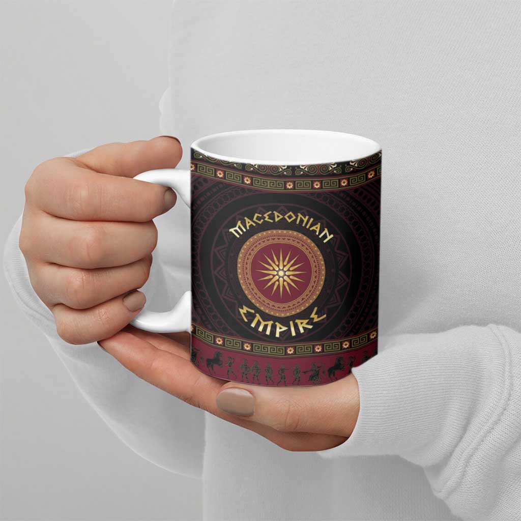 Macedonian Empire Ceramic Mug Alexander The Great World Tour - Wonder Print Shop